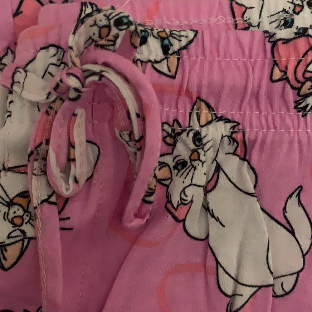 Disney Aristocats Marie The Kitty Pink Sleepwear Pants. New. - Picture 7 of 7